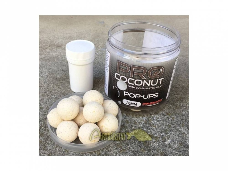 STARBAITS Plovoucí Boilies PROBIOTIC Coconut Pop-Up 60 g 20 mm