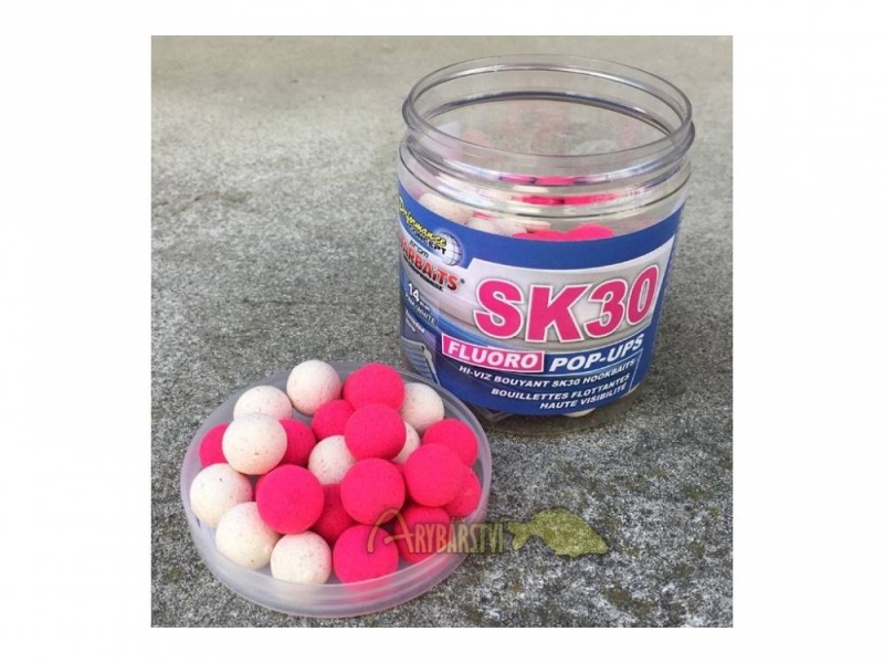 STARBAITS Plovoucí Boilies CONCEPT Fluo SK30 Pop-Up 14 mm 80 g