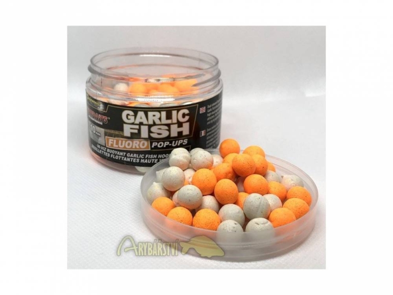 STARBAITS Plovoucí Boilies CONCEPT Fluo Garlic Fish Pop-Up