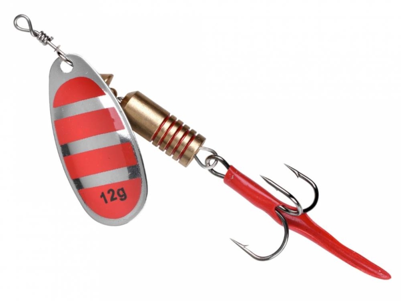 SPRO Třpytka PowerCatcher Spin VERZW STD Red Striper