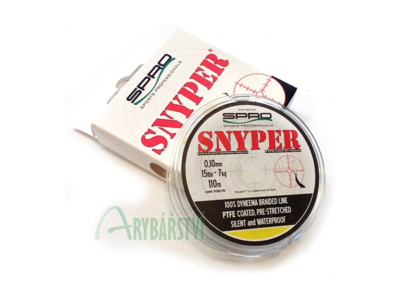 SPRO Splétaná šňůra Snyper Braid Green 300 m 0.08 mm 11 Lbs