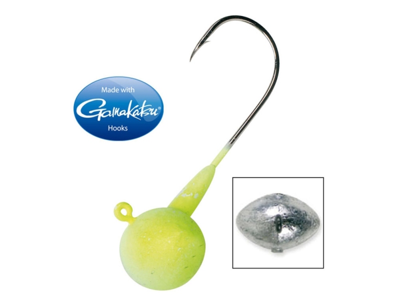 SPRO Jigová hlavička Football Jig Gripper Yellow White 3 ks