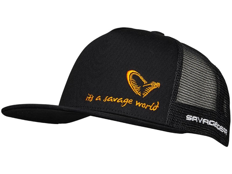 SAVAGE GEAR Kšiltovka All Black Cap Onesize Black Caviar