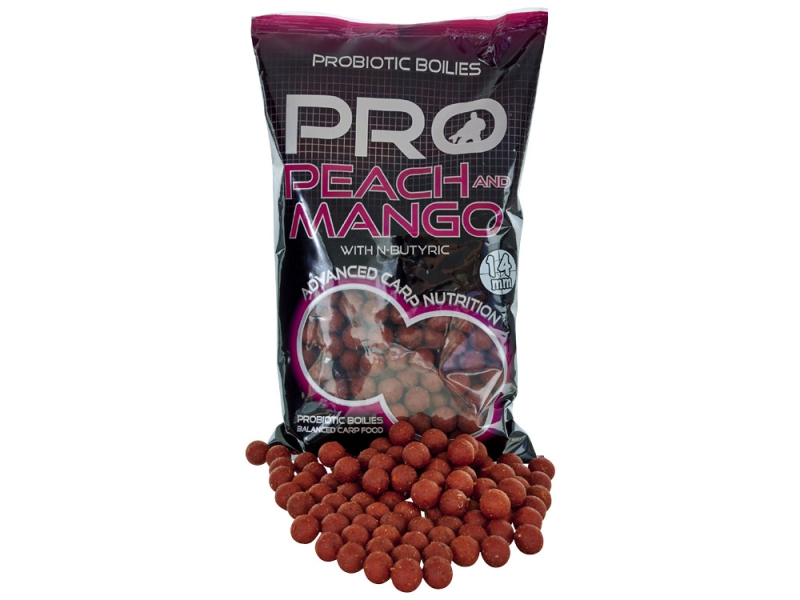 STARBAITS Boilies PRO Peach Mango 800 g