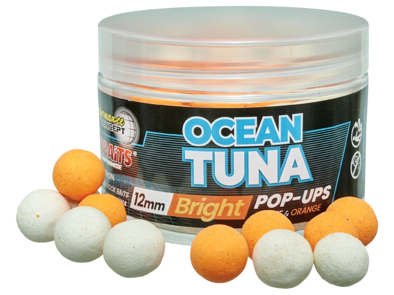 STARBAITS Plovoucí Boilies Bright Pop Up 50 g Ocean Tuna