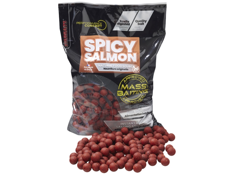 STARBAITS Boilies Concept Mass Baiting 3 kg Spicy Salmon