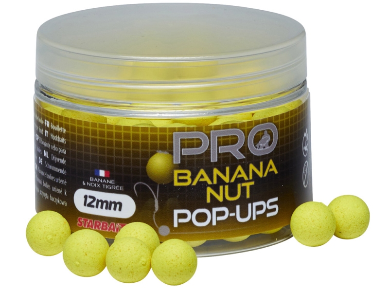 STARBAITS Plovoucí Boilies PRO Pop Up Banana Nut 50 g