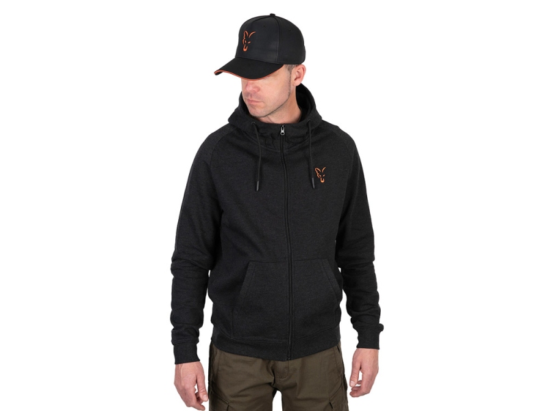 FOX Mikina Collection LW Hoody Black Orange