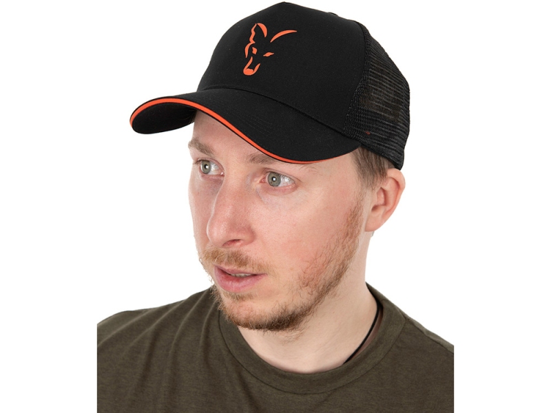 FOX Kšiltovka Collection Trucker Cap Black Orange