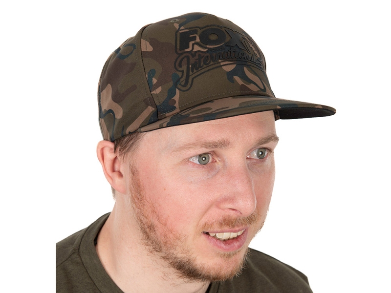 FOX Kšiltovka Camo Flat Peak Snapback Cap