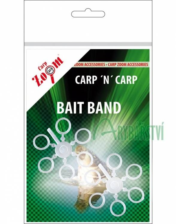 CARP ZOOM Silikonové Kroužky na pelety Bait Band 18 ks