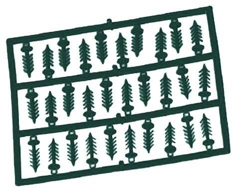 CARP ZOOM Hroty na boilies Barbed Boilie Stops POP UP 60ks