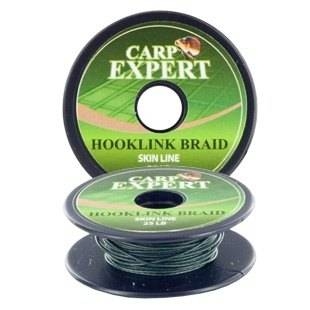 CARP EXPERT Návazcová šňůra Hooklink Braid Skin Line Green