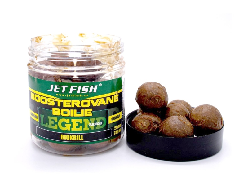 JET FISH Boosterované boilie Legend Range 24 mm 250 ml