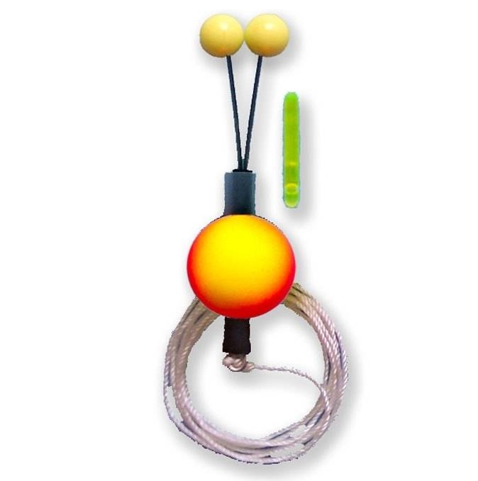 BUBENÍK Odpadávací čihátko žíhané žluto-červené