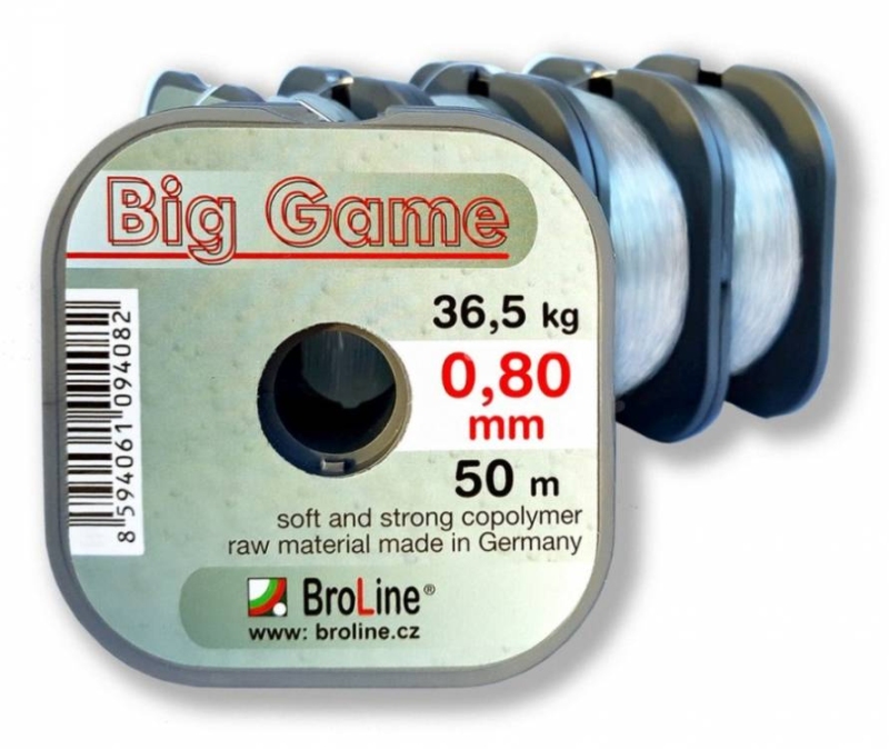 BROLINE Sumcový vlasec Big Game 50m