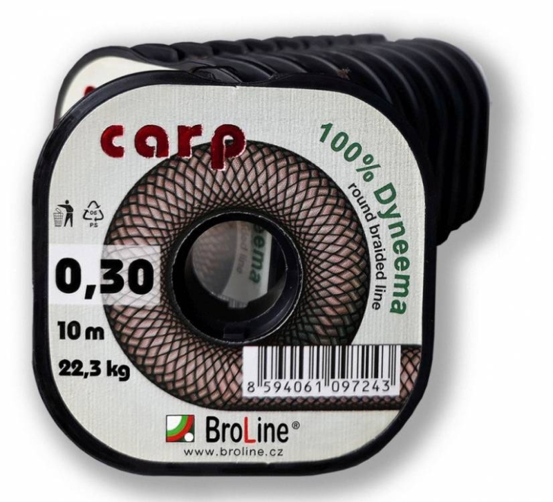 BROLINE Návazcová šňůra Carp Dyneema 10m