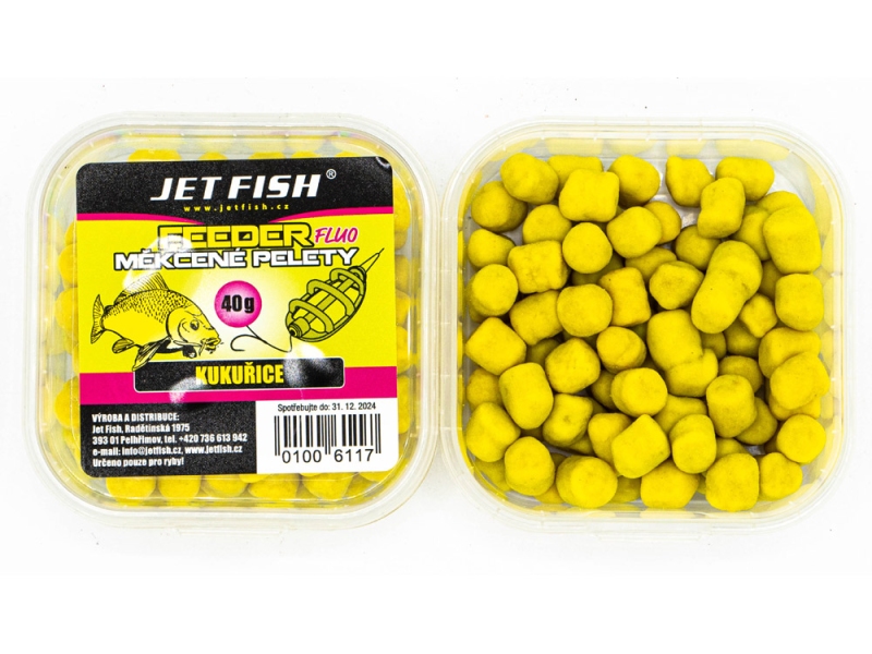 JET FISH Fluo Měkčené Pelety 40g