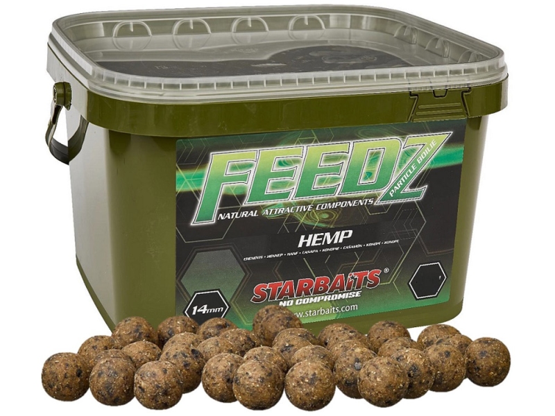 STARBAITS Boilies FEEDZ Hemp 14 mm 1.8 kg
