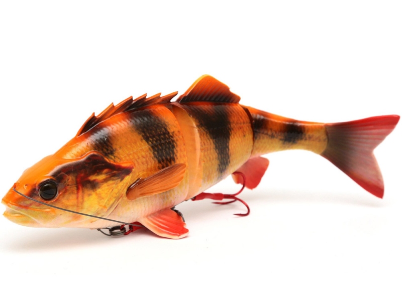 SAVAGE GEAR Gumová nástraha 4D Line Thru Perch SS 17 cm 63 g Albino Okoun