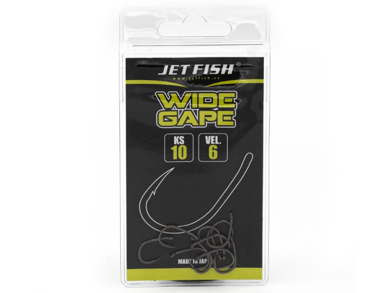 JET FISH Háčky Wide Gape 10 ks