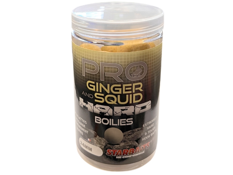 STARBAITS Probiotic Hard Boilies 200 g Ginger Squid
