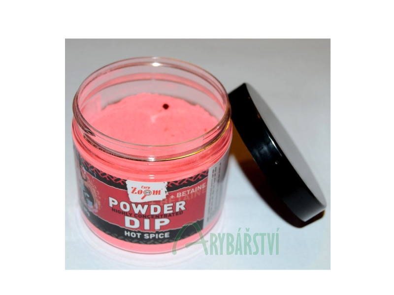 CARP ZOOM Obalovací dip Powder Dip 85 g Pikantní koření