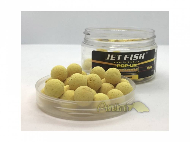 JET FISH Premium Boilie Classic Pop-Up CREAM SCOPEX