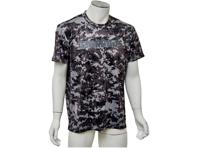 STARBAITS Tričko Bank Grey Digi Cam