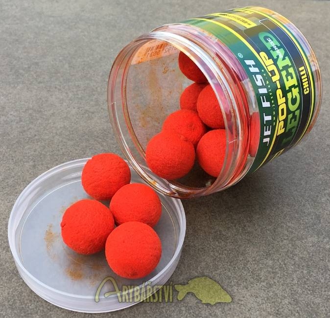 JET FISH Boilies Legend Range POP-UP CHILLI