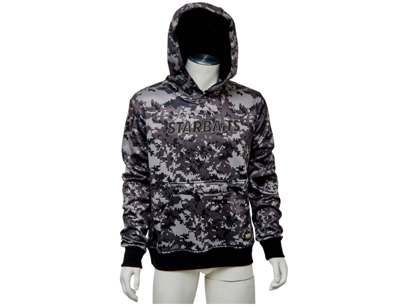 STARBAITS Mikina Bank Grey Digi Cam Hoodie