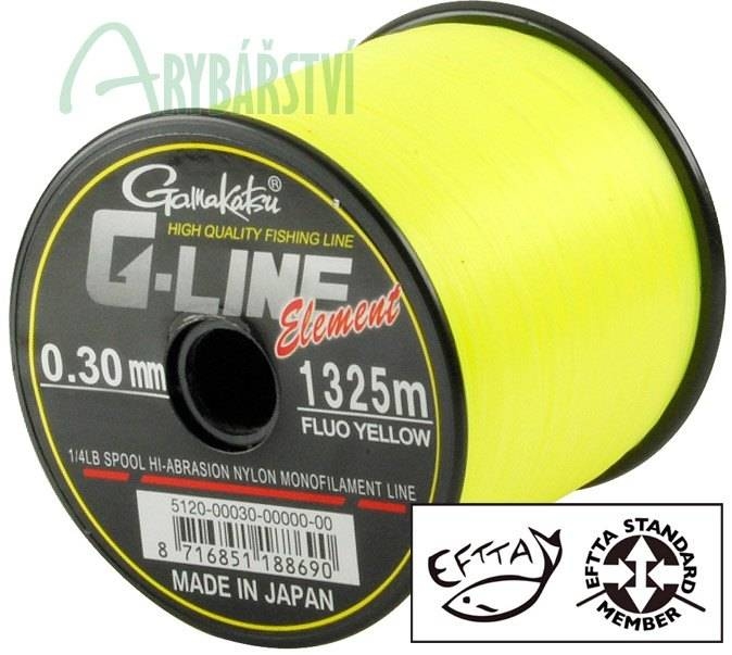 GAMAKATSU Vlasec G-LINE Element Fluo Yellow