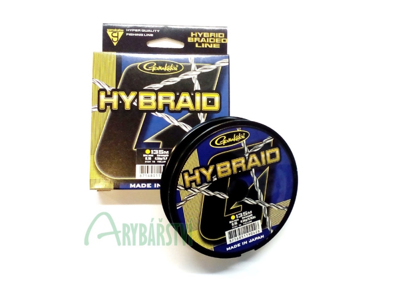 GAMAKATSU Splétaná šňůra G-Hybraid 135 m 0.16 mm 4.5 kg