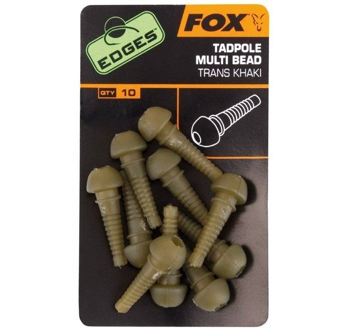 FOX Zarážky Edges Tadpole Multi Bead Trans Khaki