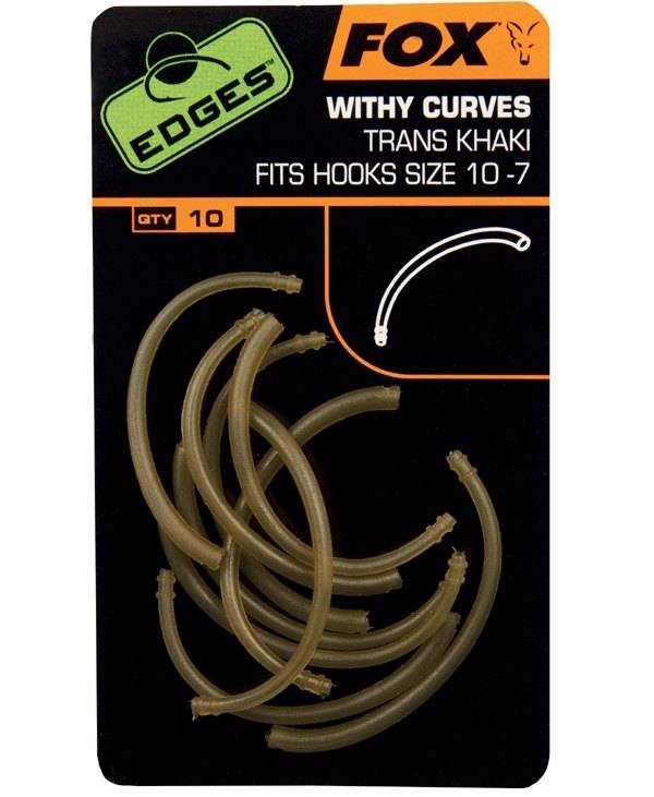 FOX Rovnátko háčku Edges Withy Curve Adaptor 10ks