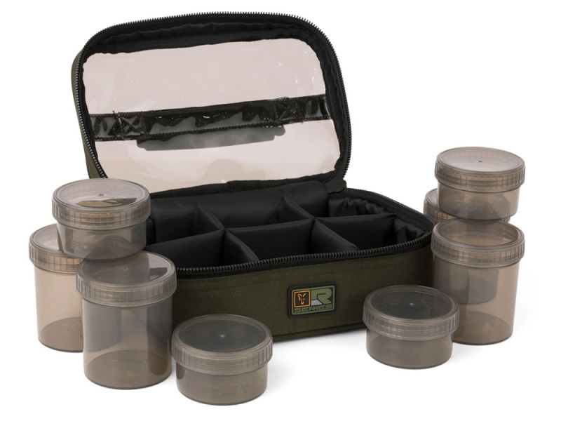 FOX Taška na nástrahy R-Series Hookbaits Bag 8 Pots