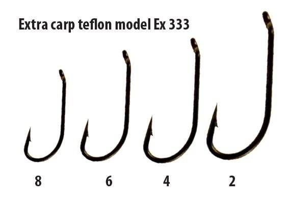 EXTRA CARP Háček Teflon Serie 333