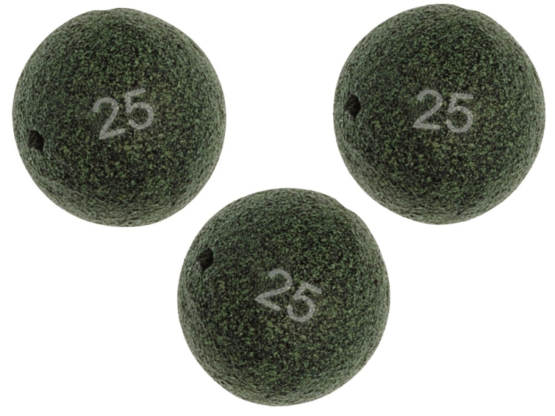 SENSAS Průběžná zátěž Drilled Bullet Green 3 ks