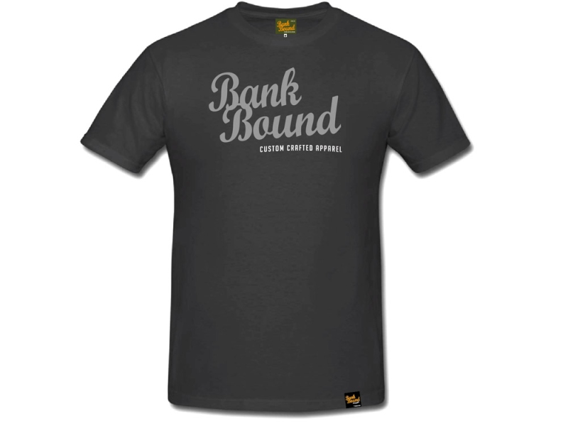 PROLOGIC Tričko Bank Bound Custom Tee Dark Grey