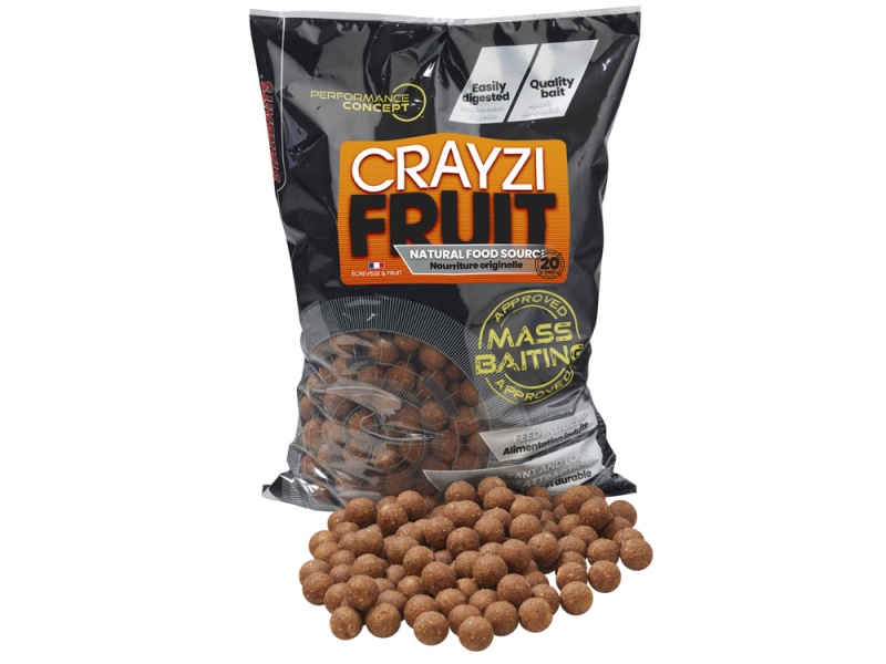 STARBAITS Boilies Concept Mass Baiting 3 kg Crayzi Fruit