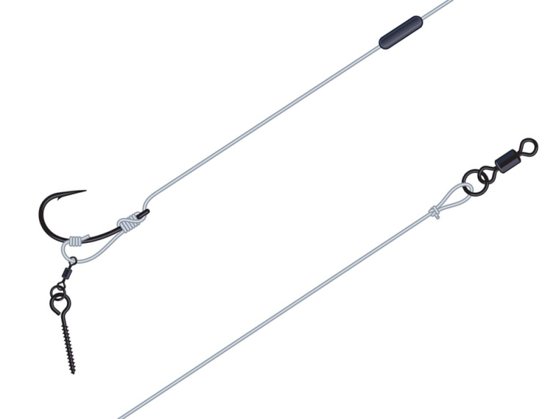 MAD Boilie Návazec Touchdown Fluorocarbon Casting Rig 16 cm 25 Lb