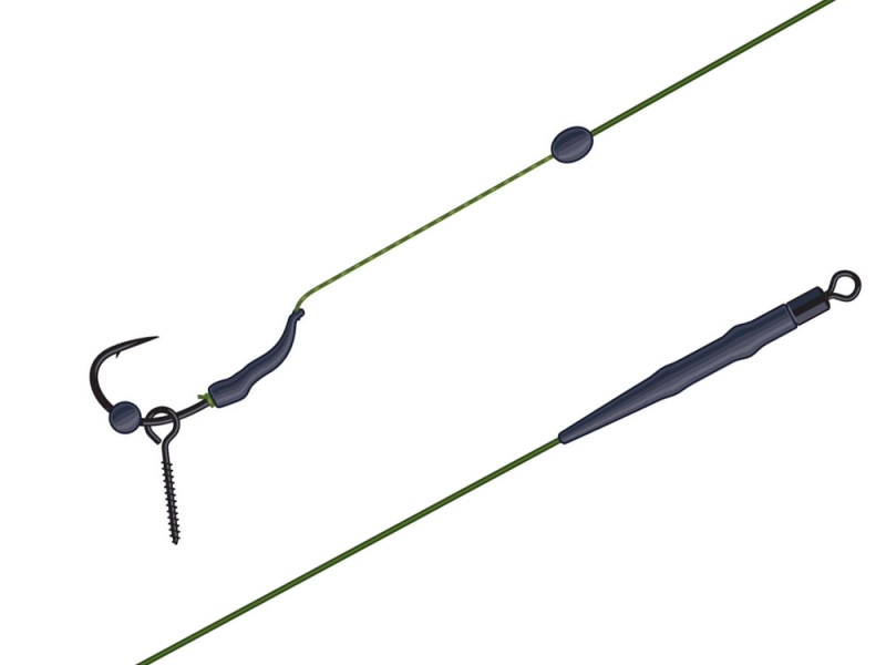 MAD Boilie Návazec Touchdown Combi Baseline Rig 18 cm