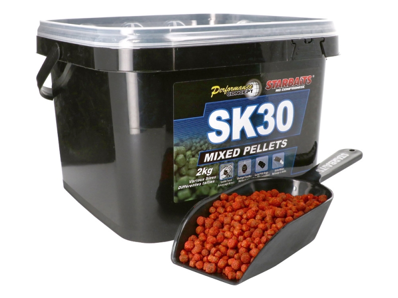 STARBAITS Pelety CONCEPT SK30 Pellets Mixed 2 kg