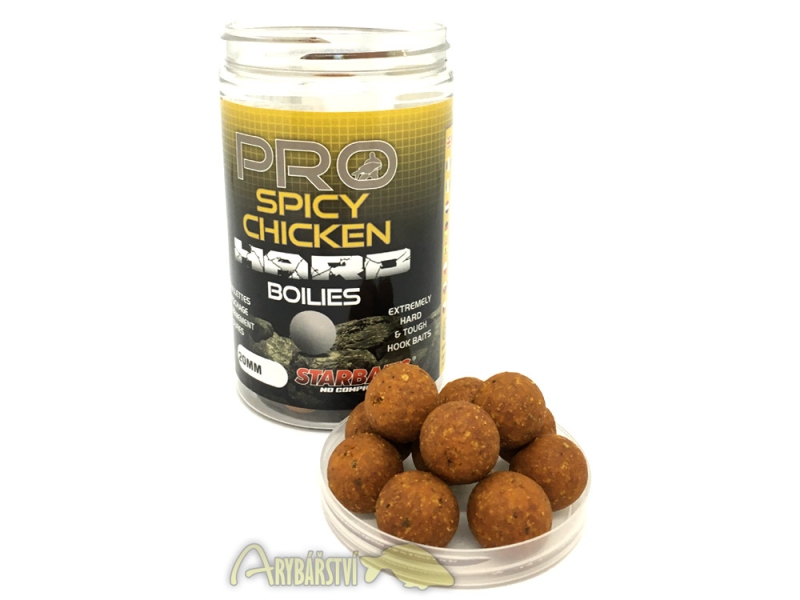 STARBAITS Spicy Chicken Hard Boilies 200 g