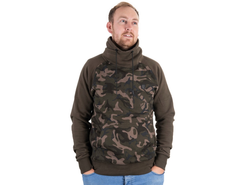 FOX Mikina Khaki Camo High Neck