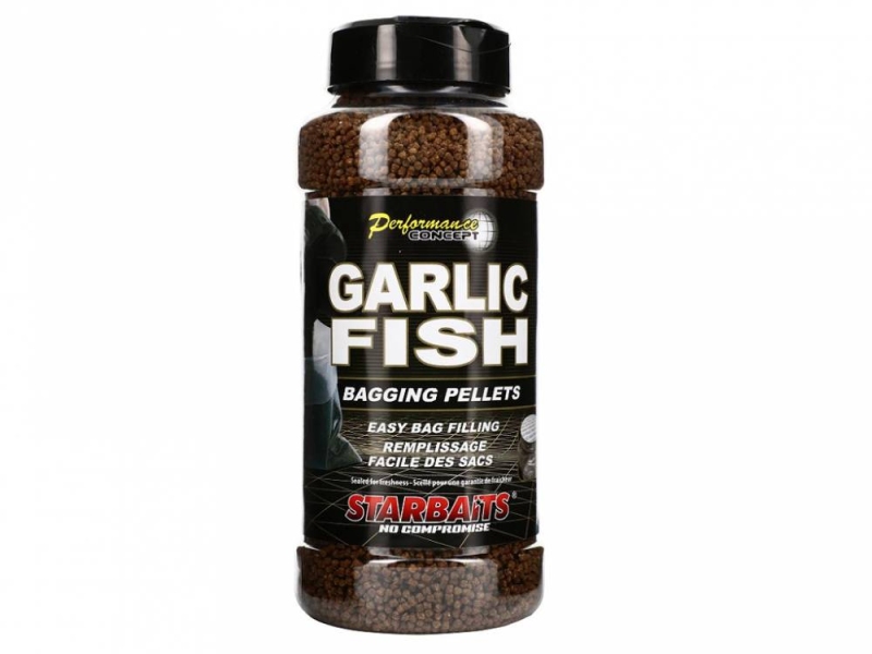 STARBAITS Pelety Bagging Pellets 700 g Garlic Fish