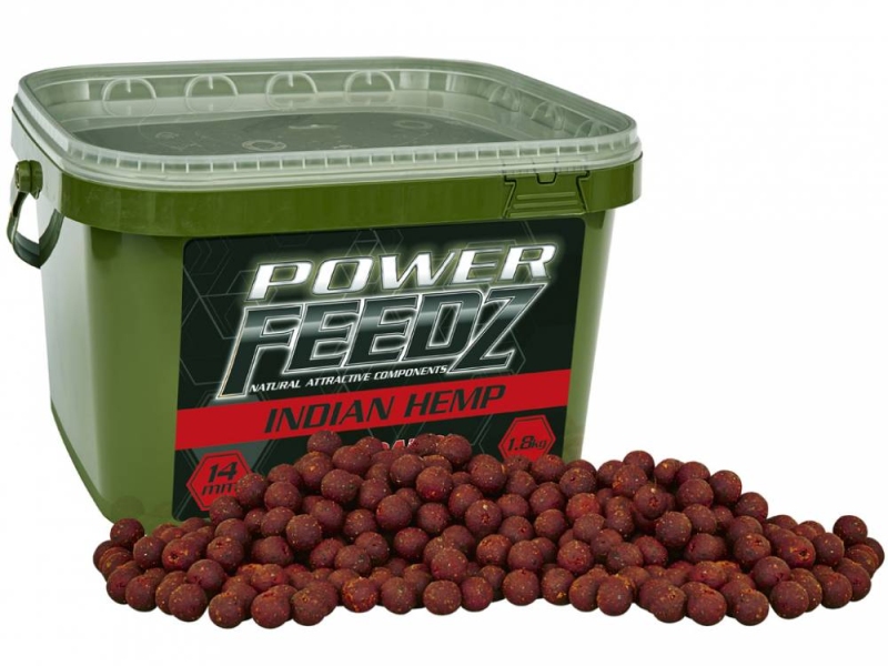 STARBAITS Boilie POWER FEEDZ Indian Hemp 20mm 1.8 kg