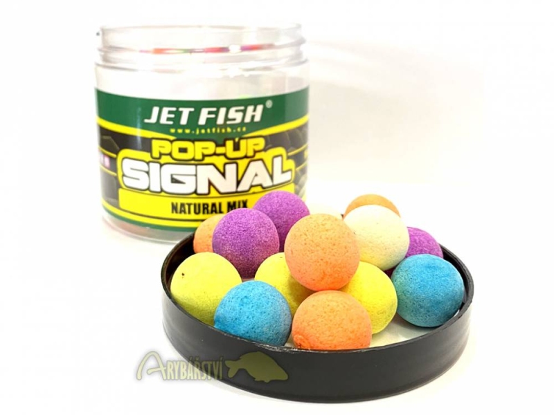 JET FISH Boilies Signal Pop-Up NATURAL Mix 16 mm 60 g