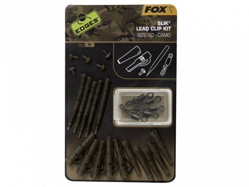 FOX Závěs Edges Camo Slik Lead Clip Kit