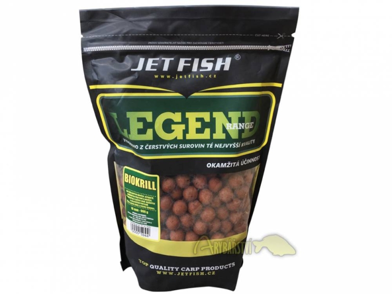 JET FISH Legend Range Boilie BIOKRILL 16 mm 900 g